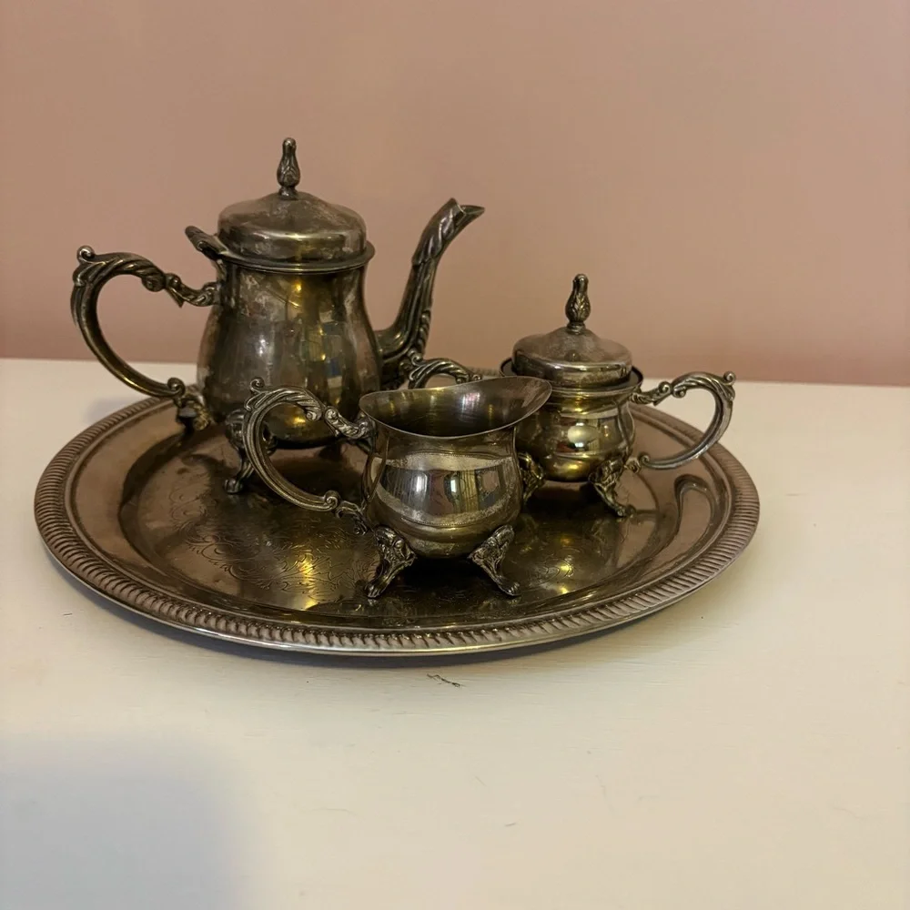 Vintage Silver Plated Children’s Tea Set - Picture 1 of 9